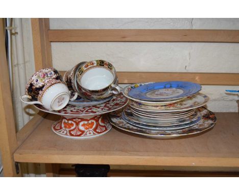 Group of ceramic wares, mainly tea wares, cups, saucers etc