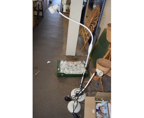 Floor standing reading lamp and a similar desk example (2)