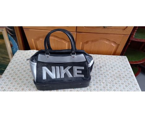 A vintage Nike travel bag.