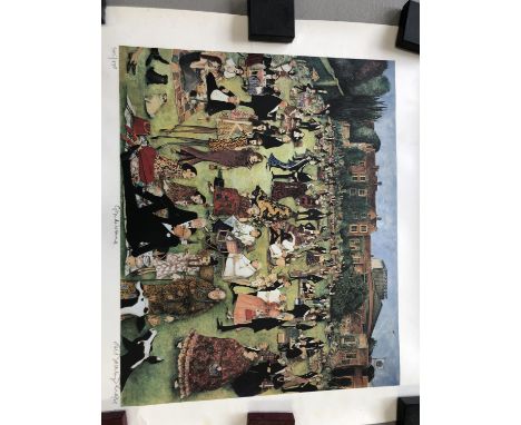Selection of posters and prints including Sue MCCARTNEY-SNAPE "Glyndebourne" 345/750 signed in pencil limited edition print, 