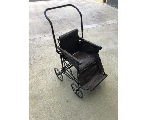 Vintage childs folding pushchair