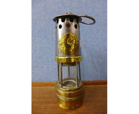 A Halwood &amp; Akroyd miners lamp