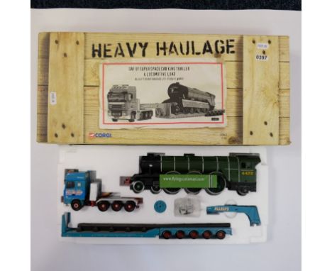 Corgi Allelys Heavy Haulage DAF XF Super Space Cab King Trailer & Loco Load - Stock Code - CC13203 Scale - 1:50 | Model Condi