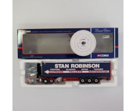 Corgi Stan Robinson Scania Curtainside Trailer - Stock Code - CC12205 Scale - 1:50 | Model Condition - 5/5 | Box Condition - 