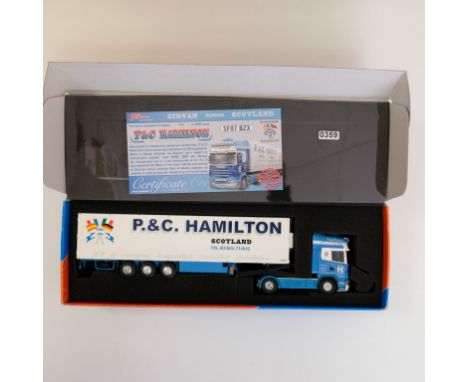 Tekno P&C Hamilton Scania R Series Reefer Trailer - Stock Code - 59315 Scale - 1:50 | Model Condition - 5/5 | Box Condition -