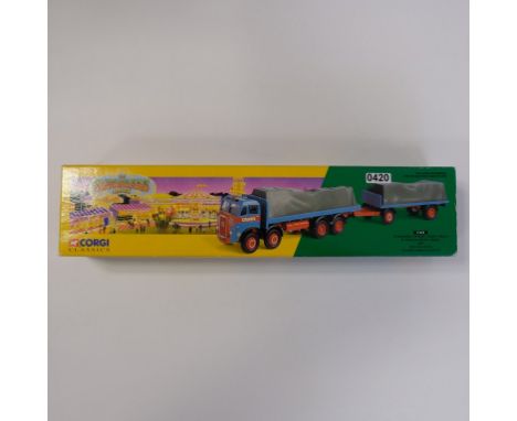 Corgi Billy Crow & Sons Atkinson 8 Wheel Rigid Truck & Trailer With Loads Set - Stock Code - 27602 Scale - 1:50 | Model Condi