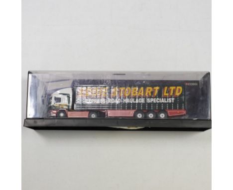 Corgi  ERF Curtainsider - Eddie Stobart - In Display Case - Stock Code - 75201 Scale - 1:50 | Model Condition - 5/5 | Box Con