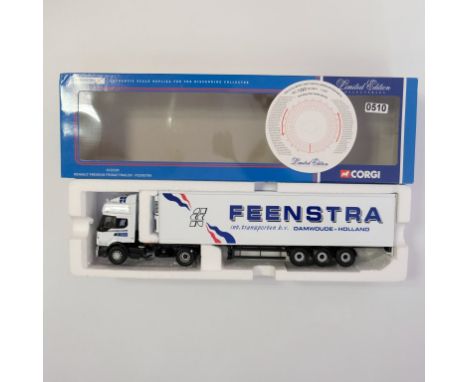 Corgi Feenstra Renault Premium Fridge Trailer - Stock Code - CC12103  Scale - 1:50 | Model Condition - 5/5 | Box Condition - 