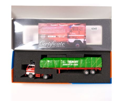 Tekno Trunwit Transport Volvo - Stock Code - 60085 Scale - 1:50 | Model Condition - 5/5 | Box Condition - 4/5 | Mirrors - Yes