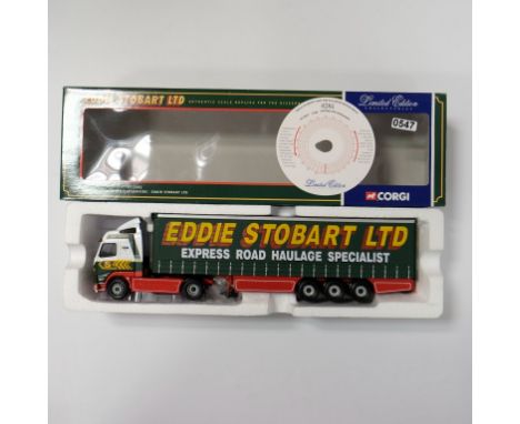 Corgi Eddie Stobart Ltd Volvo Curtainside Trailer - Stock Code - CC12401 Scale - 1:50 | Model Condition - 5/5 | Box Condition