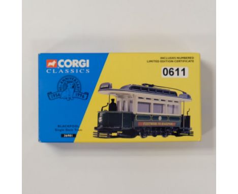 Corgi Blackpool Single Deck Tram - Stock Code - 36901 Scale - 1:50 | Model Condition - 5/5 | Box Condition - 4/5 | Mirrors - 