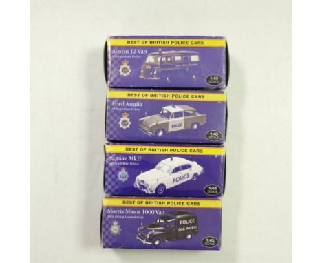 Atlas 4 Boxed Atlas Police Vehicles - Stock Code - Atlas Police Scale - 1:43 | Model Condition - 5/5 | Box Condition - 3/5 | 