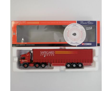 Corgi Safegard Storage M.A.N. Curtainside Trailer - Stock Code - 75805 Scale - 1:50 | Model Condition - 5/5 | Box Condition -