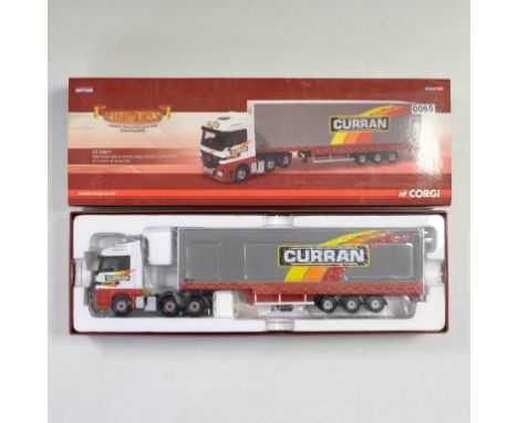 Corgi  Mercedes-Benz Actros Step Frame Curtainsider - D Curran & Sons Ltd - Stock Code - CC13811 Scale - 1:50 | Model Conditi