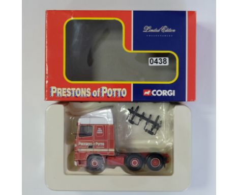 Corgi Prestons Of Potto DAF XF Tractor Unit - Stock Code - CC13208 Scale - 1:50 | Model Condition - 5/5 | Box Condition - 5/5