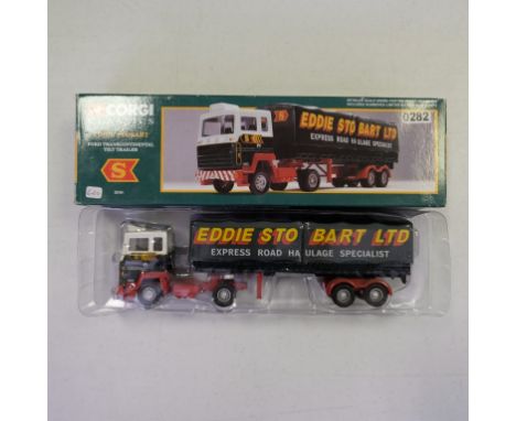 Corgi Ford Transcontinental Tilt Trailer - Eddie Stobart - Stock Code - 23101 Scale - 1:50 | Model Condition - 5/5 | Box Cond