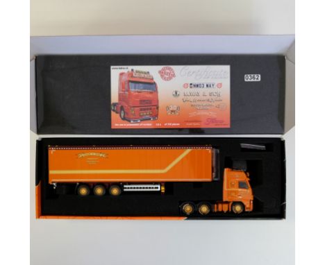 Tekno M.Way & Son Volvo FH Walking Floor Trailer - Stock Code - N/A Scale - 1:50 | Model Condition - 5/5 | Box Condition - 4/