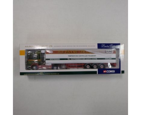 Corgi Scania Refrigerated Box Trailer - H E Payne - Stock Code - 76601 Scale - 1:50 | Model Condition - 5/5 | Box Condition -