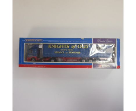 Corgi Leyland DAF Curtainsider - Knights Of Old - Stock Code - 75405 Scale - 1:50 | Model Condition - 5/5 | Box Condition - 2