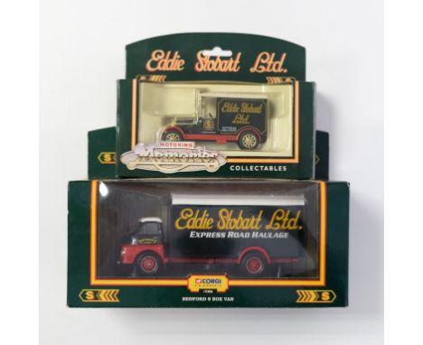 Corgi Corgi Eddie Stobart Morris Bullnose Van 61203 & Eddie Stobart Bedford S Box Van 19306 - Stock Code - Various Scale - As