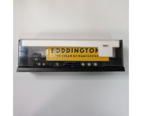 Corgi Boddingtons ERF Curtainside Trailer In Display Case - Stock Code - 75202 Scale - 1:50 | Model Condition - 5/5 | Box Con