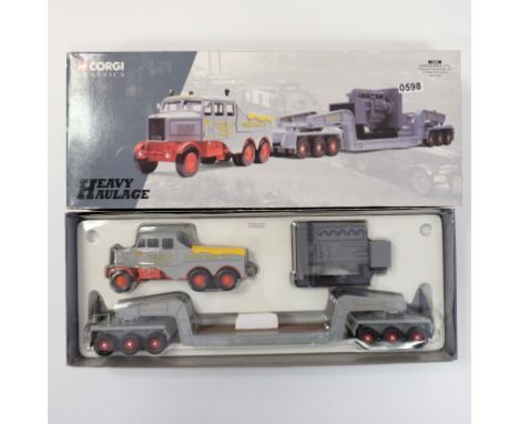 Corgi Sunter Bros Ltd Scammell Constructor and 24 Wheel Low Loader with Load - Stock Code - 17602 Scale - 1:50 | Model Condit