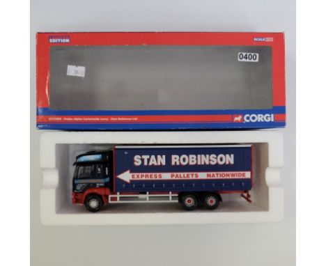 Corgi Stan Robinson Foden Alpha Curtainside Lorry - Stock Code - CC13903 Scale - 1:50 | Model Condition - 5/5 | Box Condition