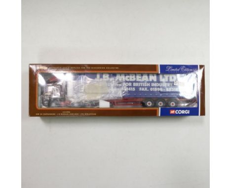 Corgi ERF EC Curtainsider - J B McBean - Stock Code - CC11906 Scale - 1:50 | Model Condition - 5/5 | Box Condition - 4/5 | Mi