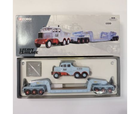 Corgi Scammell Constructor and 24 Wheel Low Loader - Hills Of Botley - Stock Code - 17601 Scale - 1:50 | Model Condition - 5/