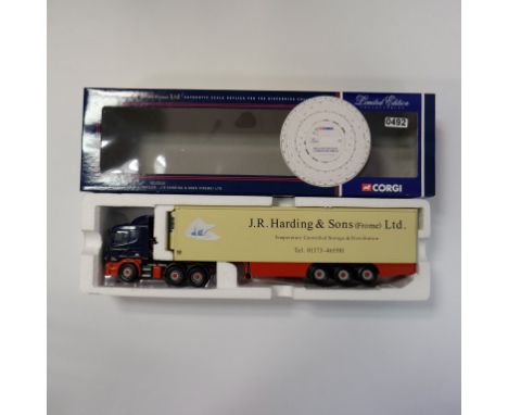 Corgi J.R. Harding & Sons LTD Scania 4 Series Fridge Trailer - Stock Code - CC12215 Scale - 1:50 | Model Condition - 5/5 | Bo