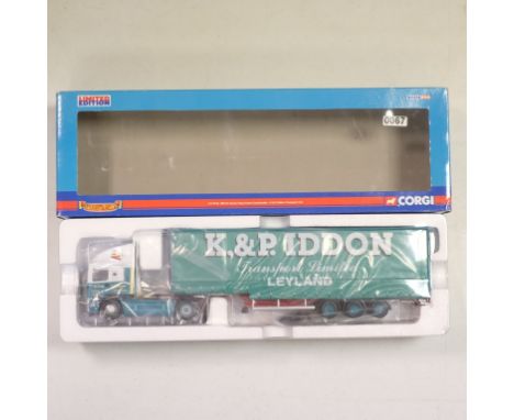 Corgi  ERF EC Series Step Frame Curtainsider - K P Iddon - Stock Code - CC11912 Scale - 1:50 | Model Condition - 5/5 | Box Co