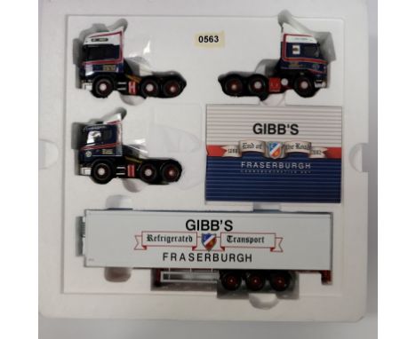 Corgi Gibbs Of Fraserburgh 3 Tractor Unit & Reefer Trailer Set - Stock Code - CC99125 Scale - 1:50 | Model Condition - 5/5 | 