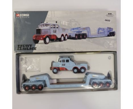 Corgi Scammell Constructor and 24 Wheel Low Loader - Hills Of Botley - Stock Code - 17601 Scale - 1:50 | Model Condition - 5/