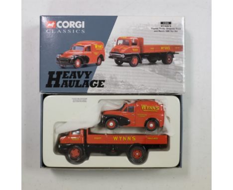 Corgi  Thames Trader Dropside Truck and Morris 1000 Van Set - Wynn's - Stock Code - 31006 Scale - 1:50 | Model Condition - 5/