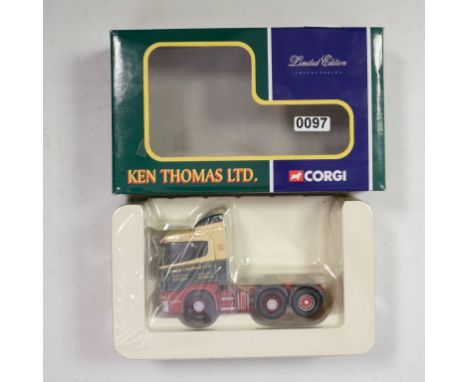 Corgi Scania 4 Series Tractor Unit - Ken Thomas - Stock Code - CC12214 Scale - 1:50 | Model Condition - 5/5 | Box Condition -