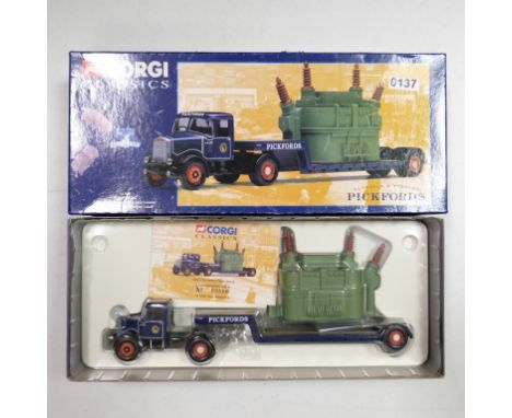 Corgi Pickfords Scammell Highwayman Low Loader with Coldcast Transformer Load - Stock Code - 16704 Scale - 1:50 | Model Condi