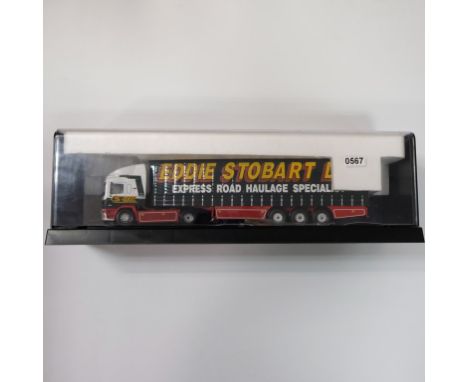 Corgi Eddie Stobart Ltd ERF Curtainside Trailer in Display Case - Stock Code - 75201 Scale - 1:50 | Model Condition - 5/5 | B