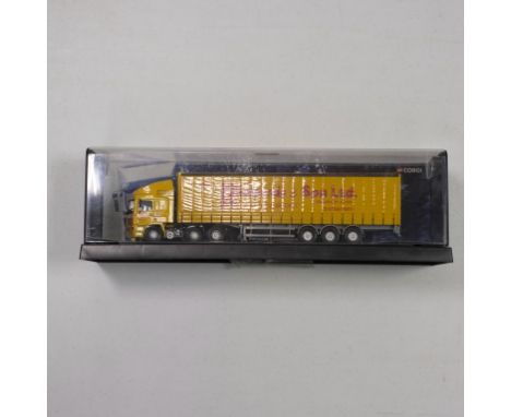 Corgi  ERF Curtainsider - Jack Richards - In Display Case - Stock Code - 75204 Scale - 1:50 | Model Condition - 5/5 | Box Con