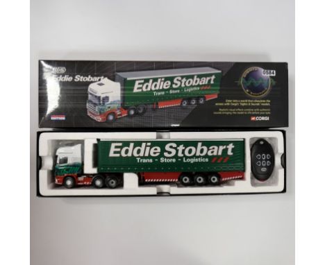 Corgi Eddie Stobart Ltd Scanis Topline Curtainside Trailer With Sounds - Stock Code - CC12936 Scale - 1:50 | Model Condition 
