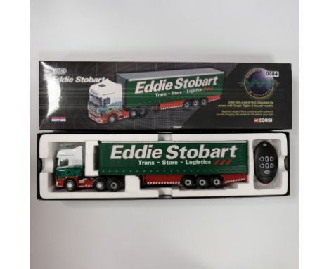 Corgi Eddie Stobart Ltd Scanis Topline Curtainside Trailer With Sounds - Stock Code - CC12936 Scale - 1:50 | Model Condition 