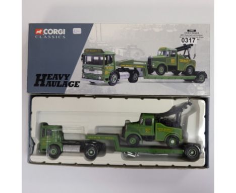 Corgi AEC Ergomatic Articulated, Scammell Highwayman Crane and Low Loader Set - Chris Miller - Stock Code - 31003 Scale - 1:5