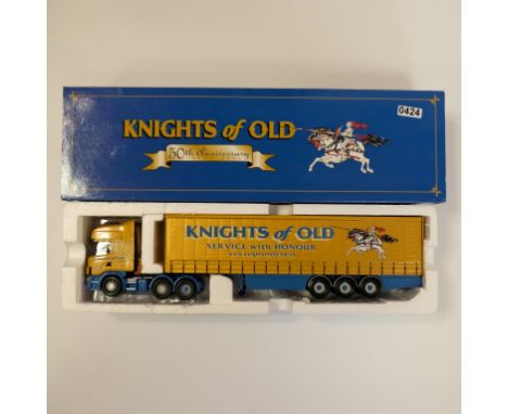 Corgi Knights Of Old Scania Topline With Curtainside Trailer 50th Anniversary - Stock Code - CC12911 Scale - 1:50 | Model Con