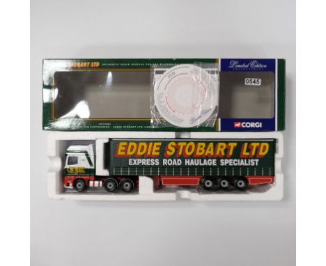 Corgi Eddie Stobart DAF XF Space Cab Curtainside Trailer - Stock Code - CC13201 Scale - 1:50 | Model Condition - 5/5 | Box Co