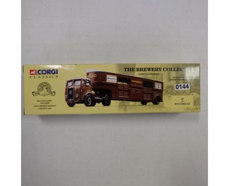 Corgi The Brewery Collection - Seddon Atkinson Horse Transporter Set - Whitbread - Stock Code - 27701 Scale - 1:50 | Model Co