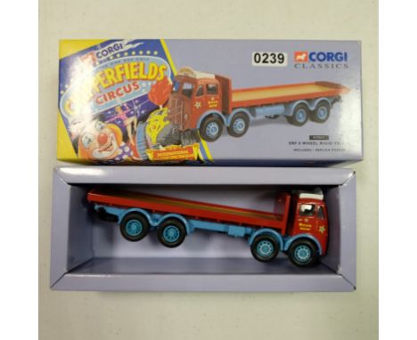 Corgi Chipperfields Circus - ERF 8 Wheel Rigid Truck - Stock Code - 97957 Scale - 1:50 | Model Condition - 5/5 | Box Conditio