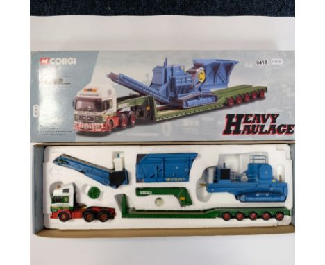 Corgi Cadzow Heavy Haulage MAN King Trailer & Crusher Load - Stock Code - CC12002 Scale - 1:50 | Model Condition - 5/5 | Box 