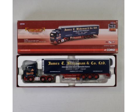 Corgi Volvo FH Fridge Trailer - James T.Blakeman - Stock Code - CC14027 Scale - 1:50 | Model Condition - 4/5 | Box Condition 