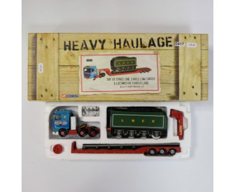 Corgi Allelys Heavy Haulage DAF XF Super Space Cab King Trailer & Loco Load - Stock Code - CC13213 Scale - 1:50 | Model Condi