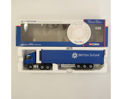 Corgi British Sugar Scania 4 Series Curtainside Trailer - Stock Code - CC12221 Scale - 1:50 | Model Condition - 5/5 | Box Con
