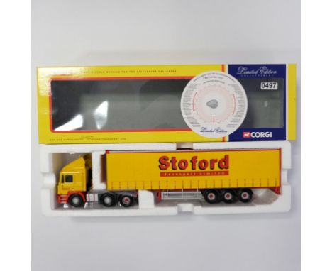 Corgi Stoford Transport LTD ERF ECS Curtainside Trailer - Stock Code - CC12702 Scale - 1:50 | Model Condition - 5/5 | Box Con